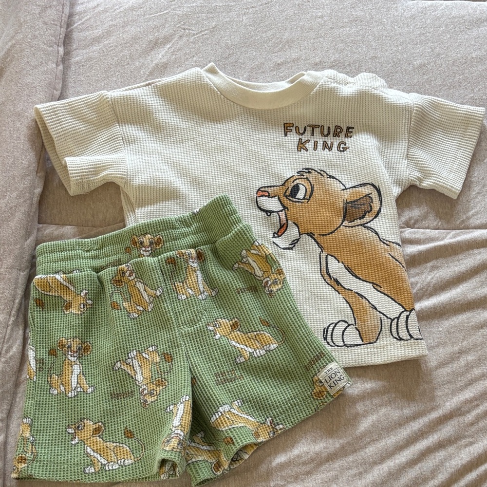 Disney Lion King Cream Baby Top